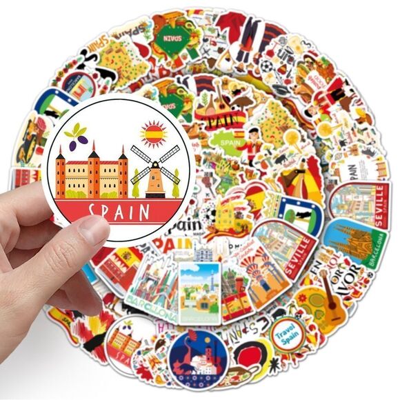 SPAIN Assorted Spanish Stickers 🇪🇸 - Picture 5 of 5